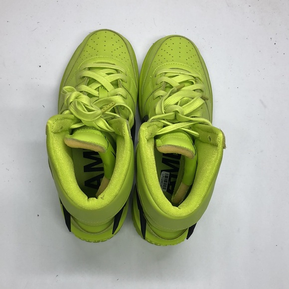 Mens Nike Dunk Hi/Ambush Green/Black CU7544-300 USED R Mark inside Sz 7.5 - Picture 5 of 10